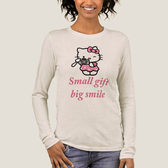 T-shirt En Tri-matière  Le « Petit cadeau, grand sourire »  (Recto)