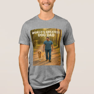 T-shirt En Tri-matière Le plus grand papa de chien du monde - Morning Wal