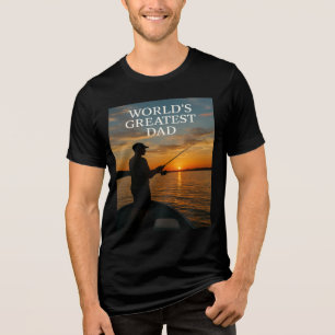 T-shirt En Tri-matière Le plus grand papa du monde - Sunset Castaway