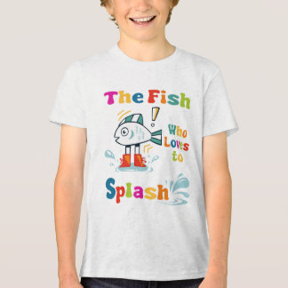 T-shirt En Tri-matière Le poisson qui aime faire des éclaboussures