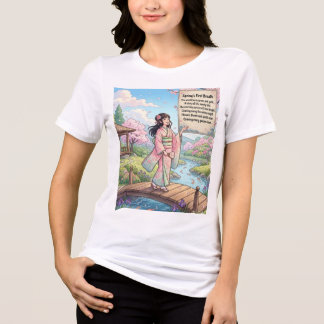 T-shirt En Tri-matière Le premier souffle du printemps : le pont Sakura