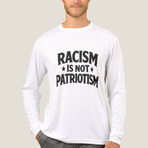 T-shirt En Tri-matière Le racisme n'est pas le patriotisme Militant de la