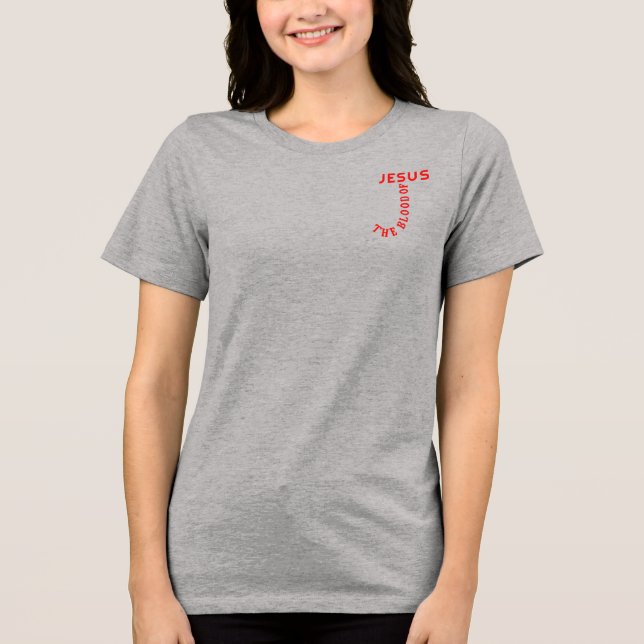 T-shirt En Tri-matière Le sang de Jésus (Recto)