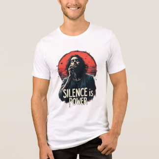 T-shirt En Tri-matière Le silence est une force