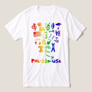 T-SHIRT EN TRI-MATIÈRE LE TROPHÉE BRETT BENDER ÉDITION ARC-EN-CIEL