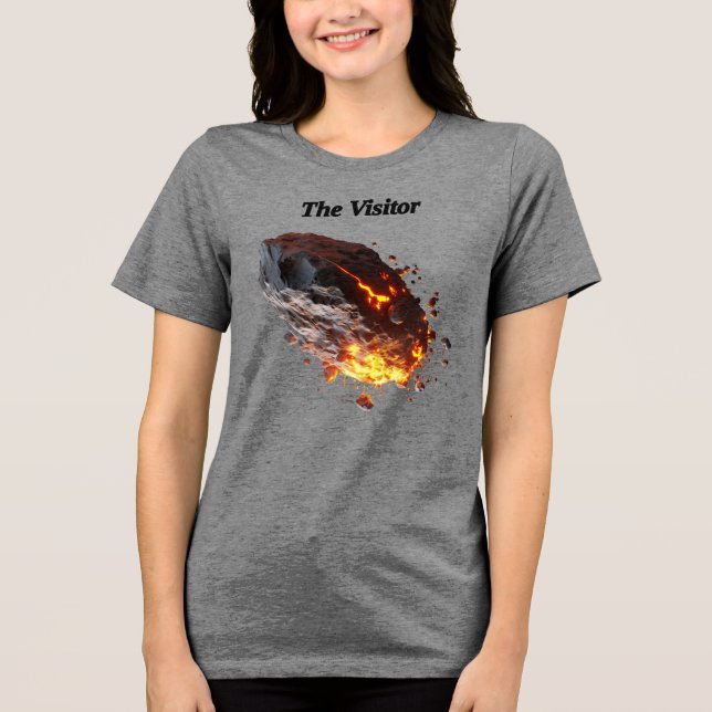 T-shirt En Tri-matière "Le visiteur" Space Rock de l'espace (Recto)
