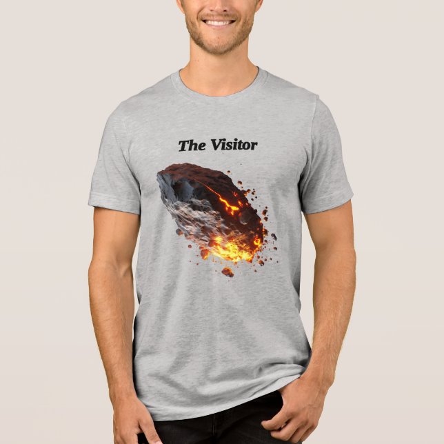 T-shirt En Tri-matière "Le visiteur" Space Rock de l'espace (Recto)