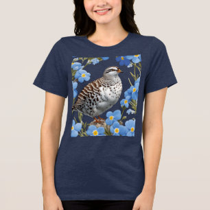 T-shirt En Tri-matière Le Willow Ptarmigan et l'Alaska Oublient-Me-Nots