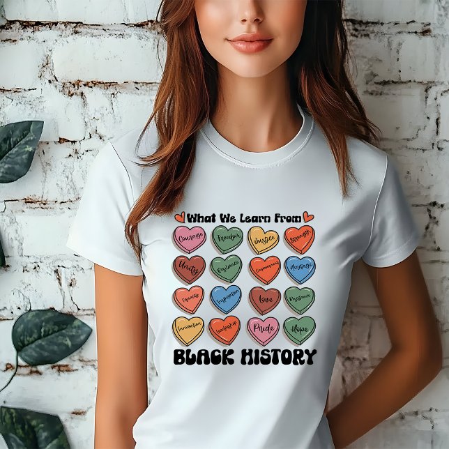 T-shirt En Tri-matière Learn from Black History T-Shirt (Créateur téléchargé)
