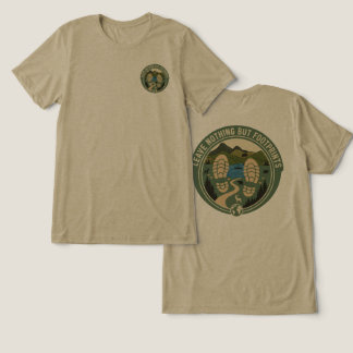 T-shirt En Tri-matière Leave Nothing But Footprints – Eco-Friendly Hiking