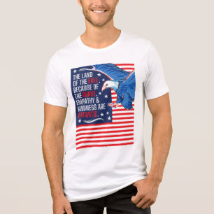 T-shirt En Tri-matière L'empathie et la gentillesse sont patriotiques