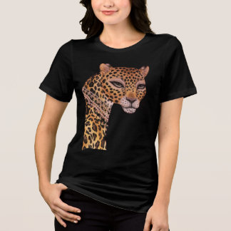 T-shirt En Tri-matière Leopard