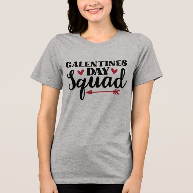 T-shirt En Tri-matière L'équipe de la Saint-Galentin (Recto)