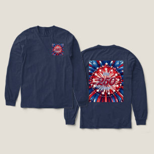 T-shirt En Tri-matière Les 250 ans d'Amérique 1776-2026 Feux d'artifice R