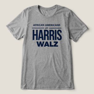 T-shirt En Tri-matière Les Afro-Américains pour Harris Walz