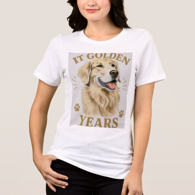 T-shirt En Tri-matière les années dorées  (Recto)