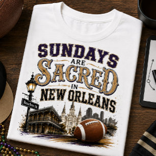 T-shirt En Tri-matière Les dimanches sont sacrés dans le football de La N