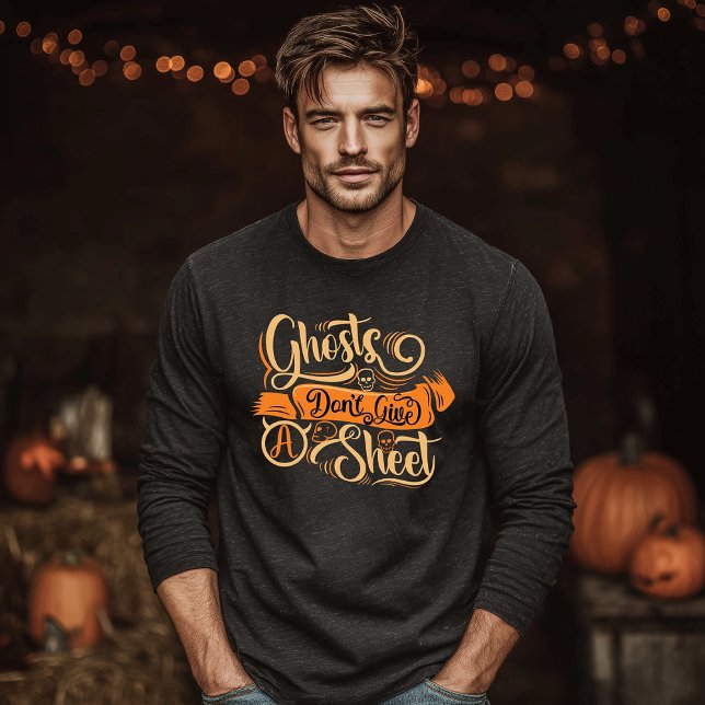 T-shirt En Tri-matière Les fantômes ne donnent pas de feuille (Créateur téléchargé)