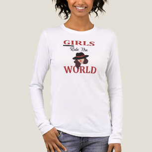T-shirt En Tri-matière "Les Filles Règnent Sur Le Monde" Féministe Empowe