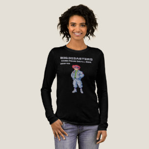 T-shirt En Tri-matière Les grands désastres viennent des petits hommes