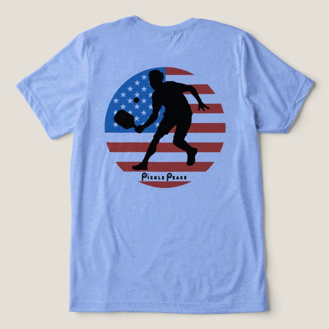 T-shirt En Tri-matière Les hommes patriotiques (Design Verso)