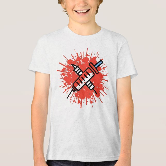 T-shirt En Tri-matière Les infirmières en première ligne (Recto)