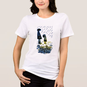 T-shirt En Tri-matière Les jours de pluie sont les meilleurs jours Enfant