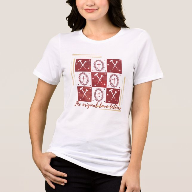 T-shirt En Tri-matière Les Lettres originales pour l'amour ont commencé à (Recto)