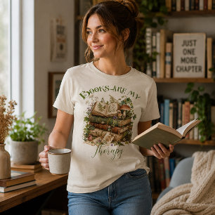 T-shirt En Tri-matière Les livres sont ma thérapie