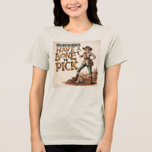T-shirt En Tri-matière Les paléontologues ont un os à ronger