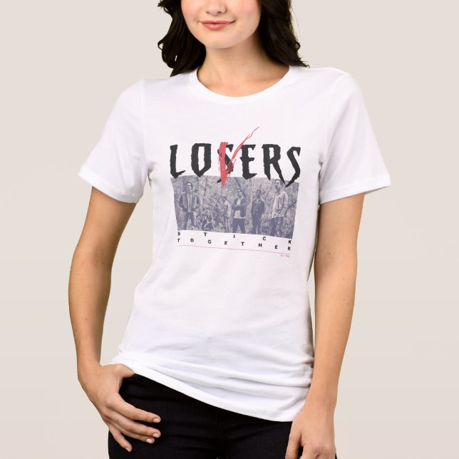 T-shirt En Tri-matière Les perdants s'accrochent (Recto)