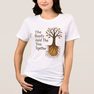 T-shirt En Tri-matière Les Racines Tiennent L'Arbre Ensemble - Tr Motivat