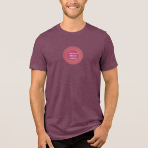 T-shirt En Tri-matière Les rêves commencent à se renouveler