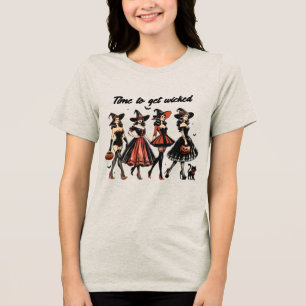 T-shirt En Tri-matière Les sorcières vintages : le temps d'une Halloween 