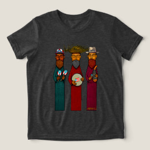 T-shirt En Tri-matière Les Trois Rois de Porto Rico avec Parranda Musical