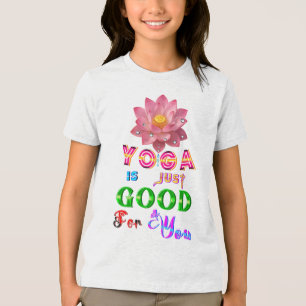 T-shirt En Tri-matière Les vêtements de yoga sont juste bons pour vous