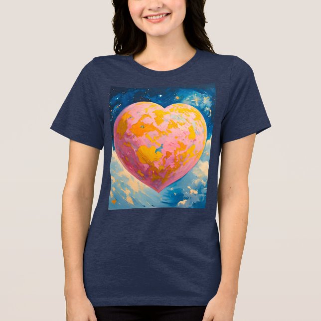 T-shirt En Tri-matière L'espace animé par l'amour (Recto)