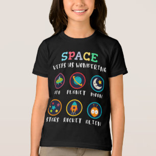 T-shirt En Tri-matière L'espace nous fait nous poser des questions