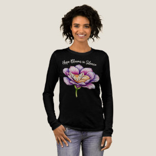 T-shirt En Tri-matière L'espoir fleurit en silence - Fox dans l'inspirati