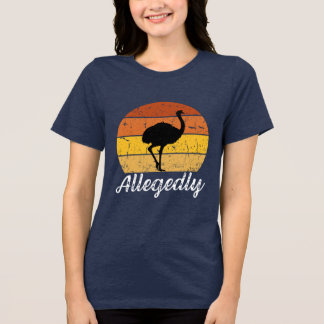 T-shirt En Tri-matière Letterkenny Allégation Ostrich Vintage Retro Sunse