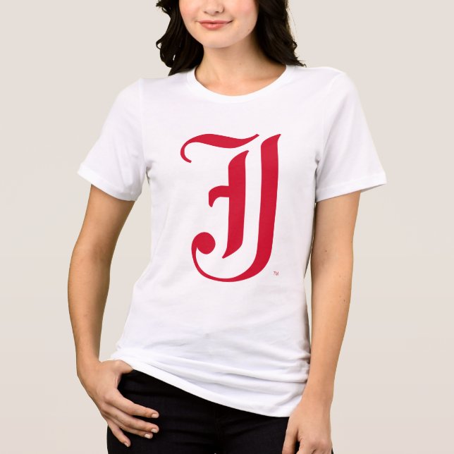 T-shirt En Tri-matière LETTRE JSU Classique de l'Université d'État de Jac (Recto)