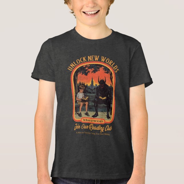 T-shirt En Tri-matière Lettre noire (Recto)
