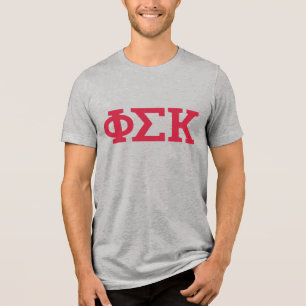 T-shirt En Tri-matière Lettres Phi Sigma Kappa