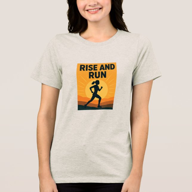 T-shirt En Tri-matière Lever et Marche (Recto)