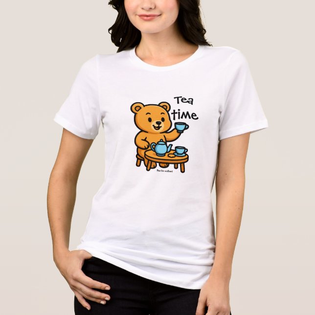 T-shirt En Tri-matière L'heure du thé (Recto)