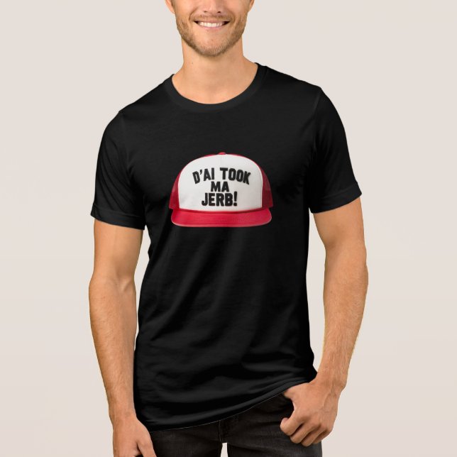 T-shirt En Tri-matière L'I.A. M'a Pris Mon Emploi ! (Recto)