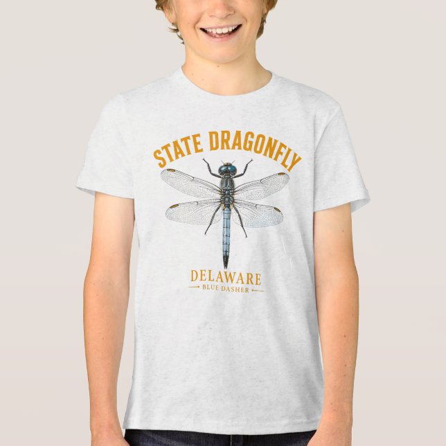 T-shirt En Tri-matière Libellule du Delaware en vol (Recto)