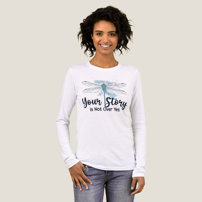 T-shirt En Tri-matière Libellule Inspirationnelle (Recto complet)