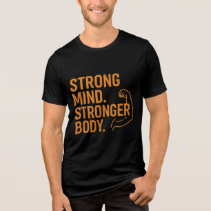 T-shirt En Tri-matière Libérez Votre Puissance – Conception de Fitness Mo