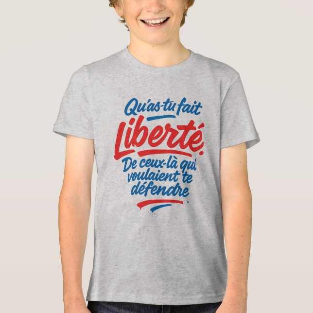 T-shirt En Tri-matière Liberté (Recto)